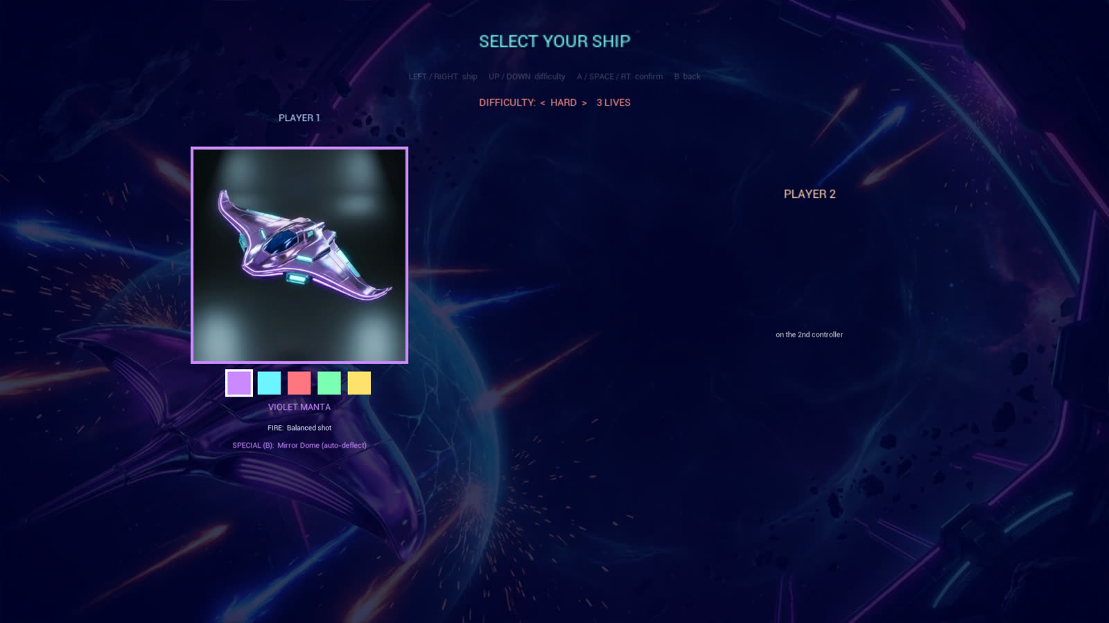 DEFLEKT ship select
