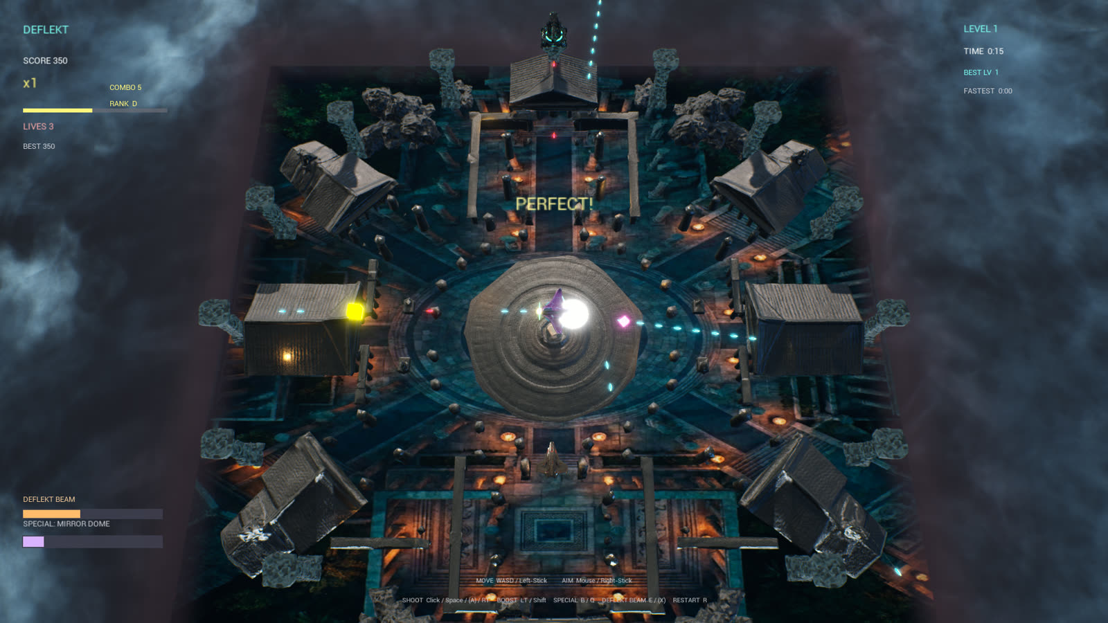 Temple arena