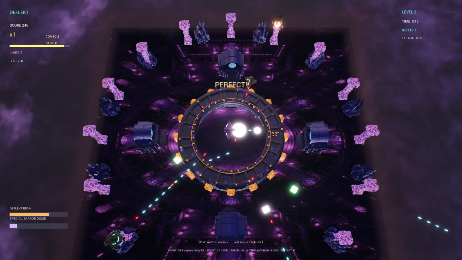 Violet cathedral arena