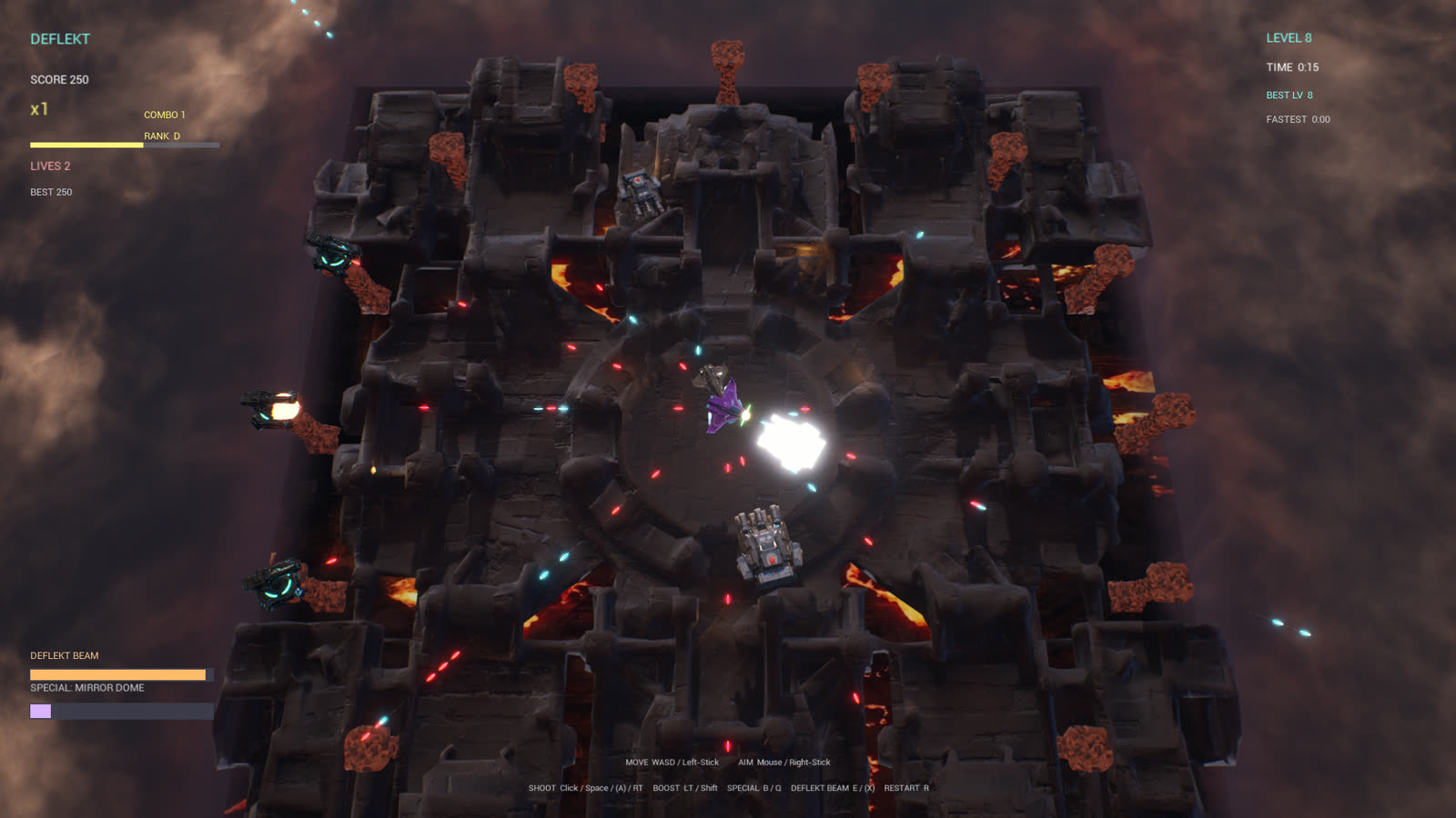 Molten arena