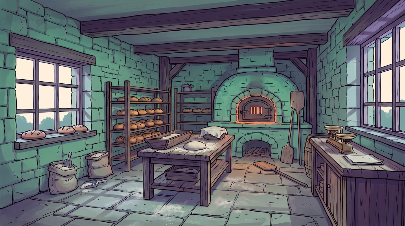 BAKERY INTERIOR DAY